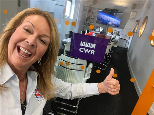 BBC CWR - Vic Minett interviews Julie White