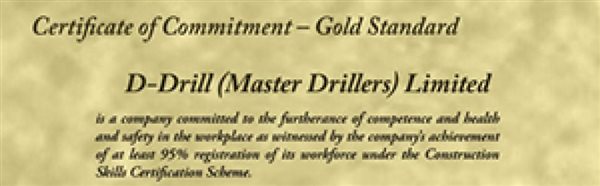 D-Drill sets the Gold Standard for CSCS certification